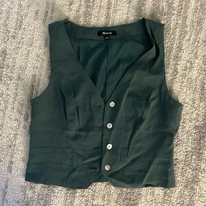 EUC Madewell women’s vest, dark green, size 4